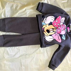 Minnie Mouse two-piece outfit. Worn only once.